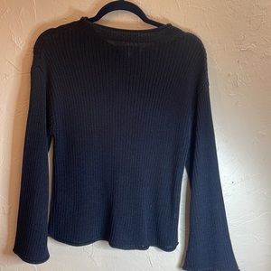 Elizabeth and James-  casual, black,  women medium